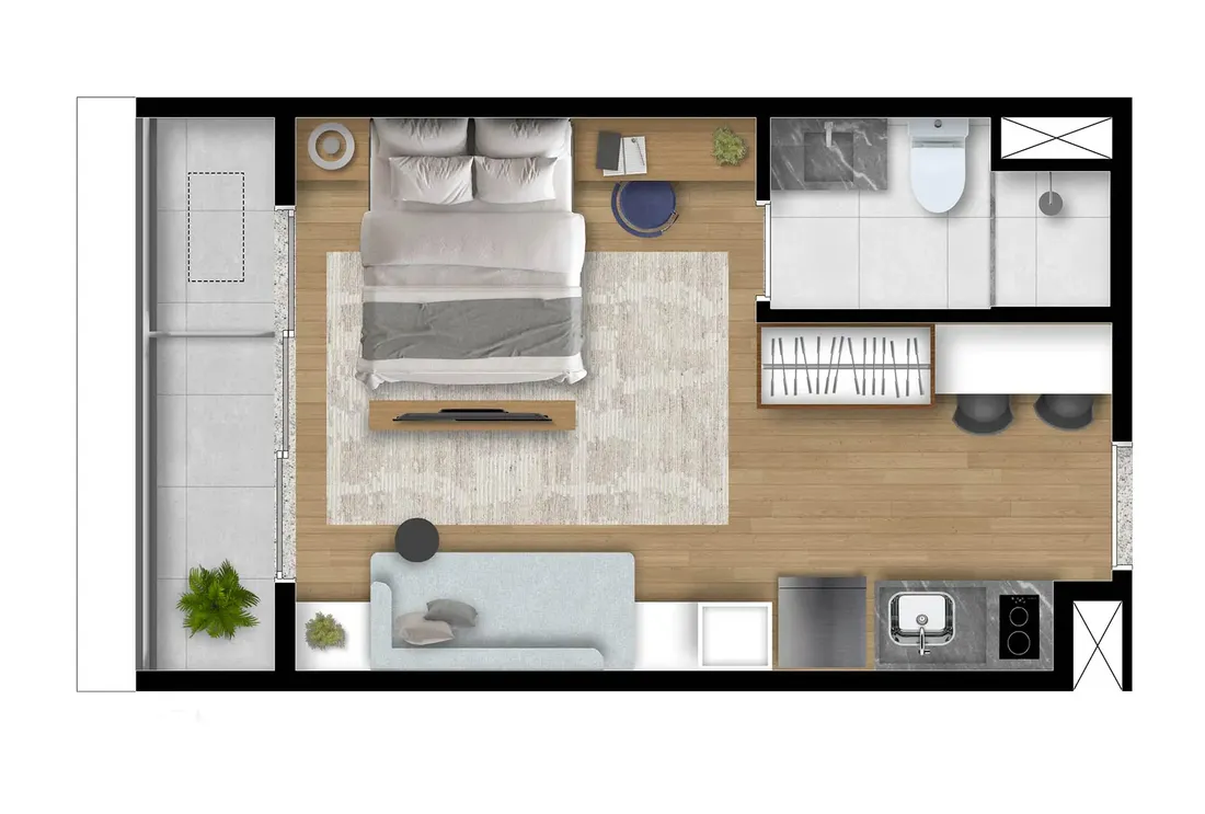 My One Vila Clementino — STUDIO (26 M²)