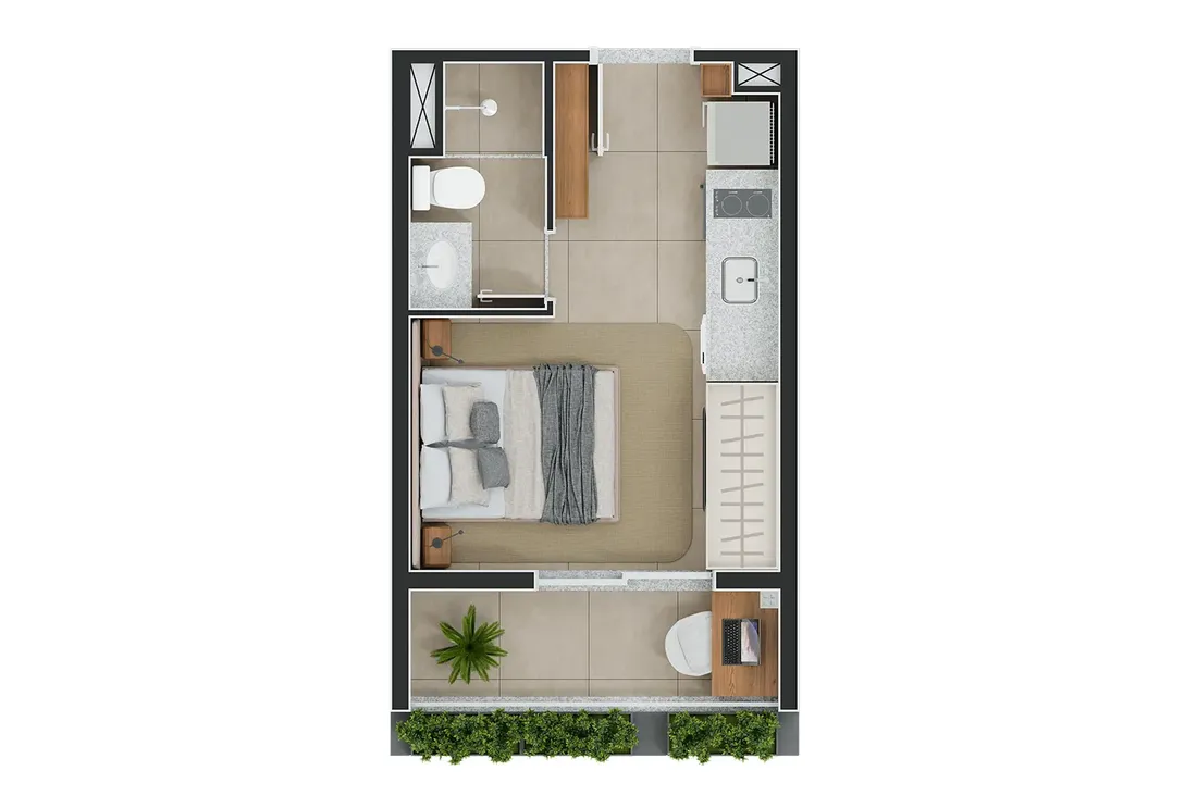 Nex One Angélica — STUDIO (22 M²)