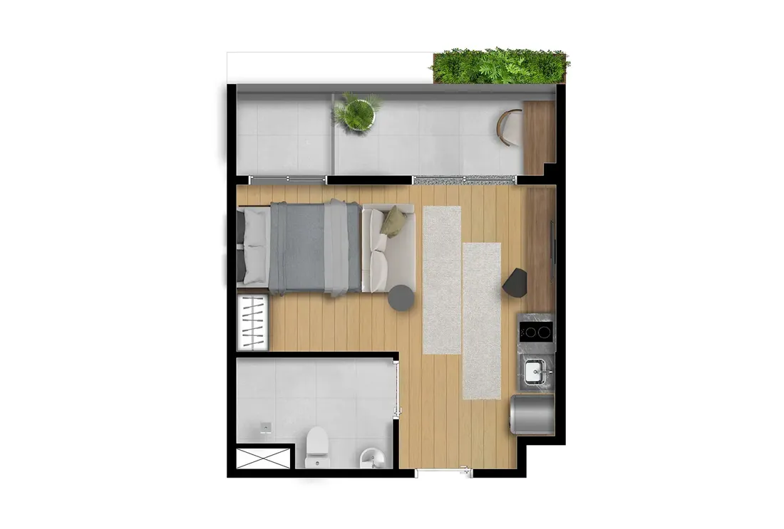 Nex One Artur Prado — STUDIO (31 M²)