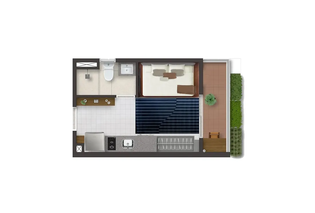 Nex One Balthazar — STUDIO (21 M²)