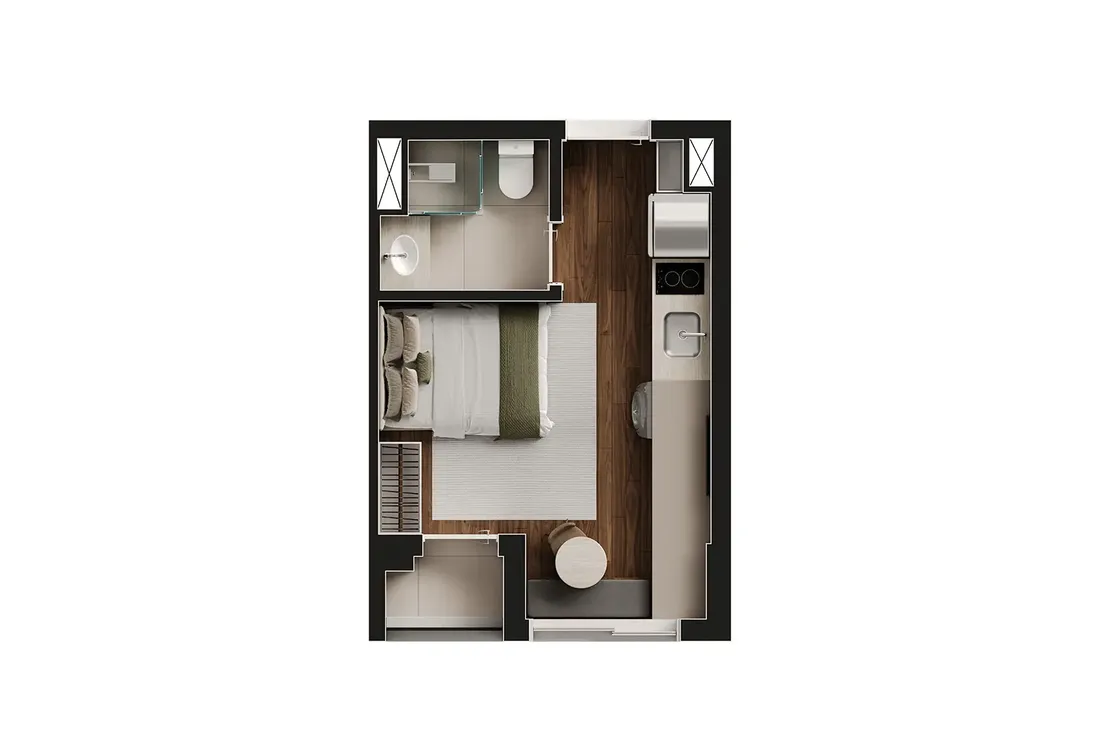 Nex One Bela Cintra — STUDIO (20 M²)