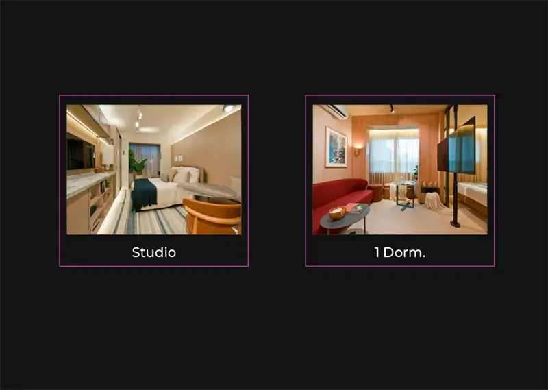 Decorado | Studio e 1 Dorm.