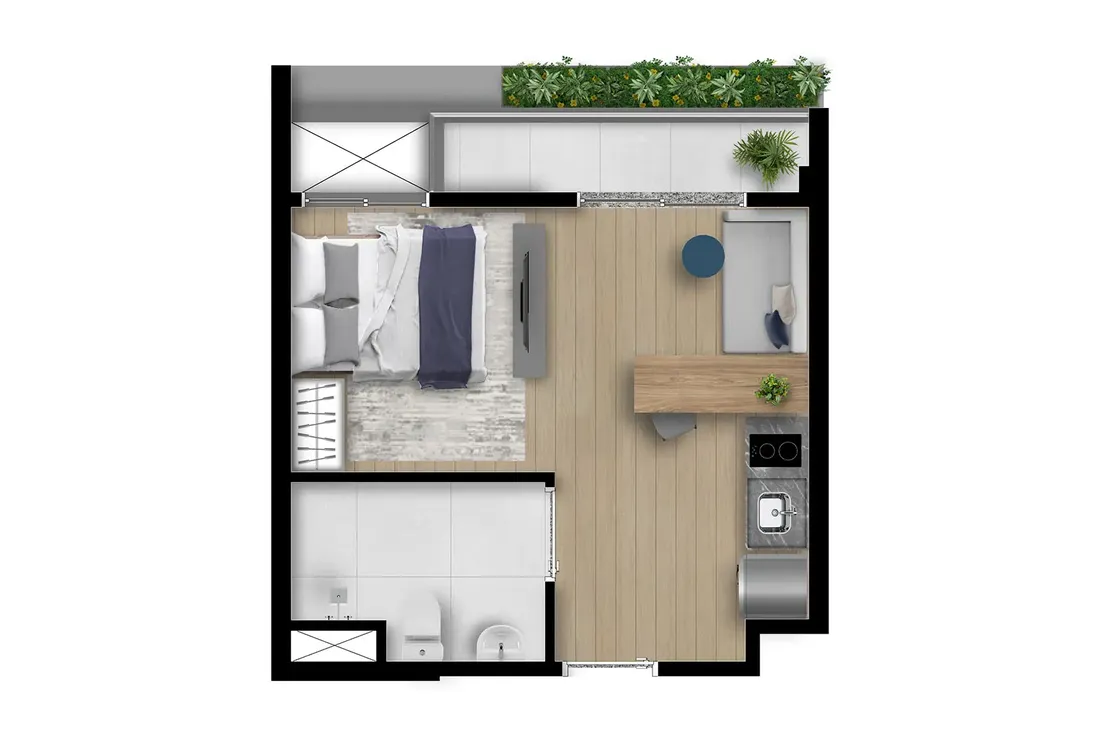 Nex One Pereira Coutinho — STUDIO (27 M²)