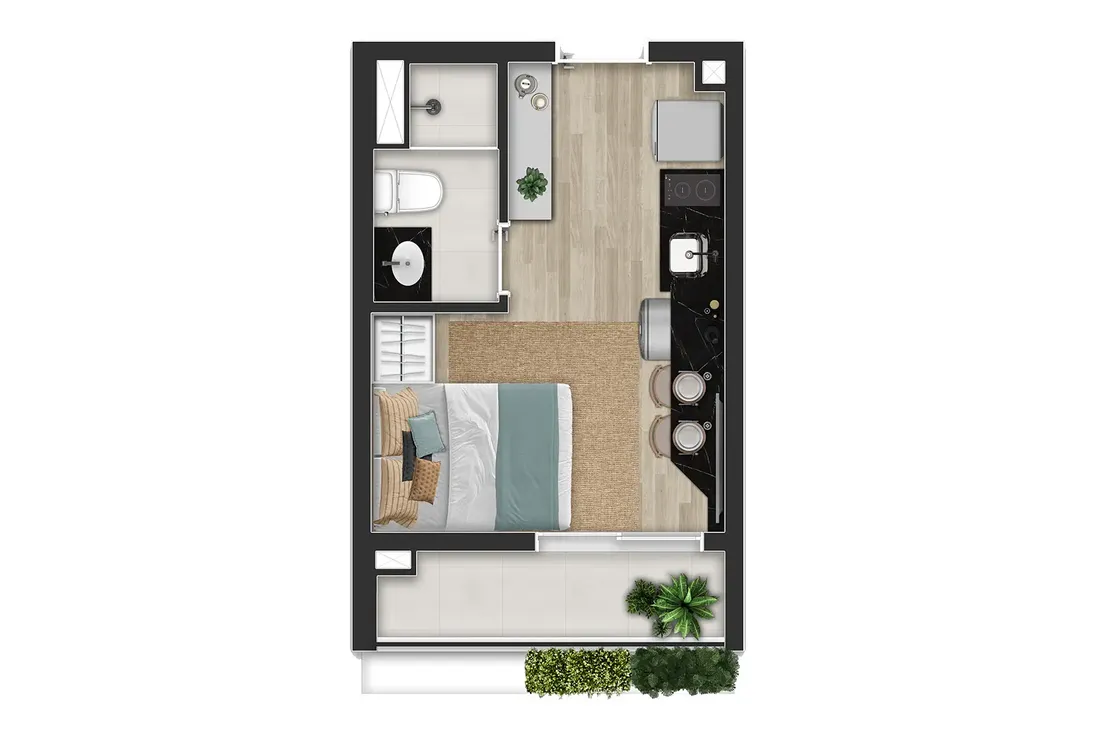 Nex One Renato 627 — STUDIO 21 M²
