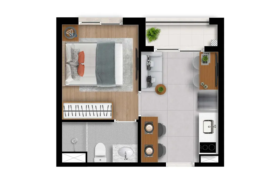 Nex One Vila Nova — 1 Dorm. tipo A (final 8)