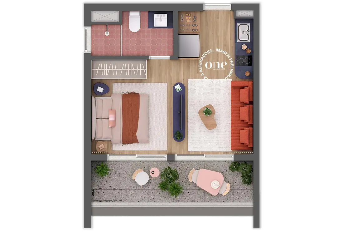 OLIIE 117 — STUDIO (34 M²)