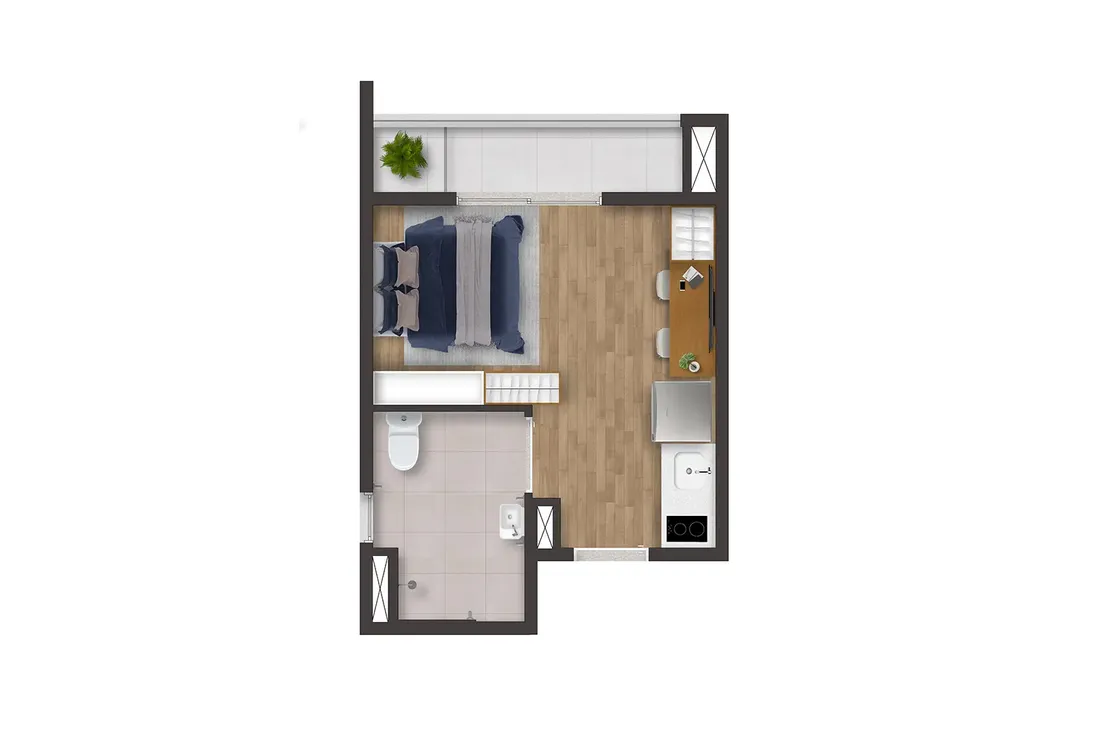 Urby Paulista — STUDIO (22 M²)